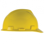梅思安MSA 9112818 V-Gard 标准型PE安全帽 黄色