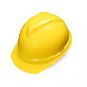 MSA 10167023 V-Gard 标准型安全帽（黄色PE， 超爱戴 PVC 涤纶 D）