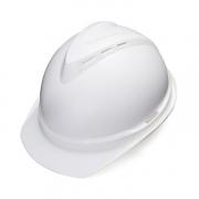 MSA 10172512 V-Gard 豪华型安全帽（白色PE， 超爱戴 灰针织 涤纶 D）