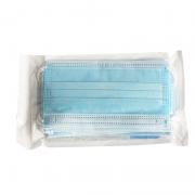 汉盾 三层蓝色一次性医用口罩（灭菌型）10片/包，5包/盒